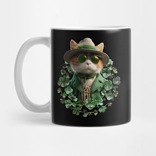 St Patricks Day Cat 4 Mug